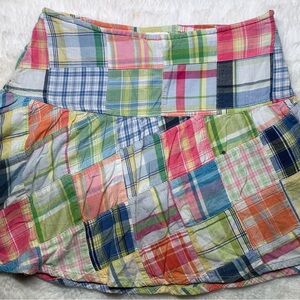 GIRLS 14 Limited Too Patchwork Skirt/Shorts Zipper CUTE